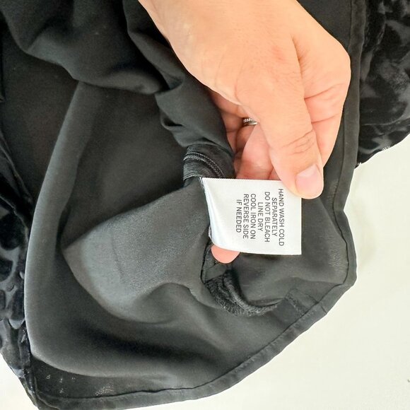 Brixton Ivy Stitch Fix Yanina Velvet Burnout Detail Blouse Sz XS - Picture 5 of 6